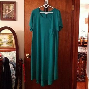 3xl lularoe teal Carly lula